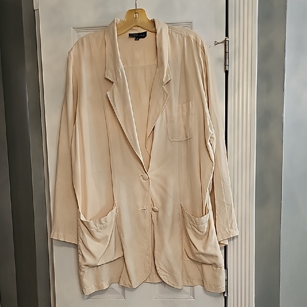 Carole Little Vintage Beige Blazer